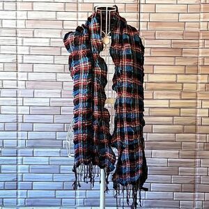 Maurices plaid scarf with fringe